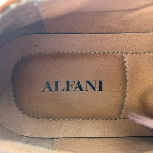 Alfani Adam Mens Shoes Size 9 M Brown Cap Toe Lace - Picture 5 of 8